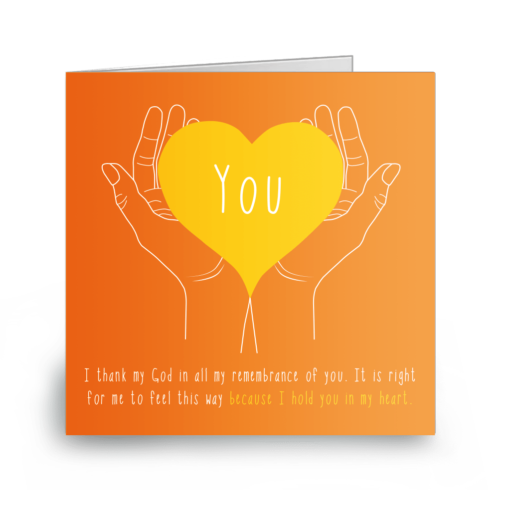 I give thanks for you