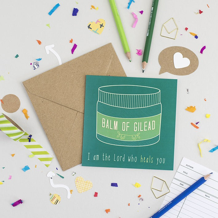 Christian encouragement card for healing and recovery