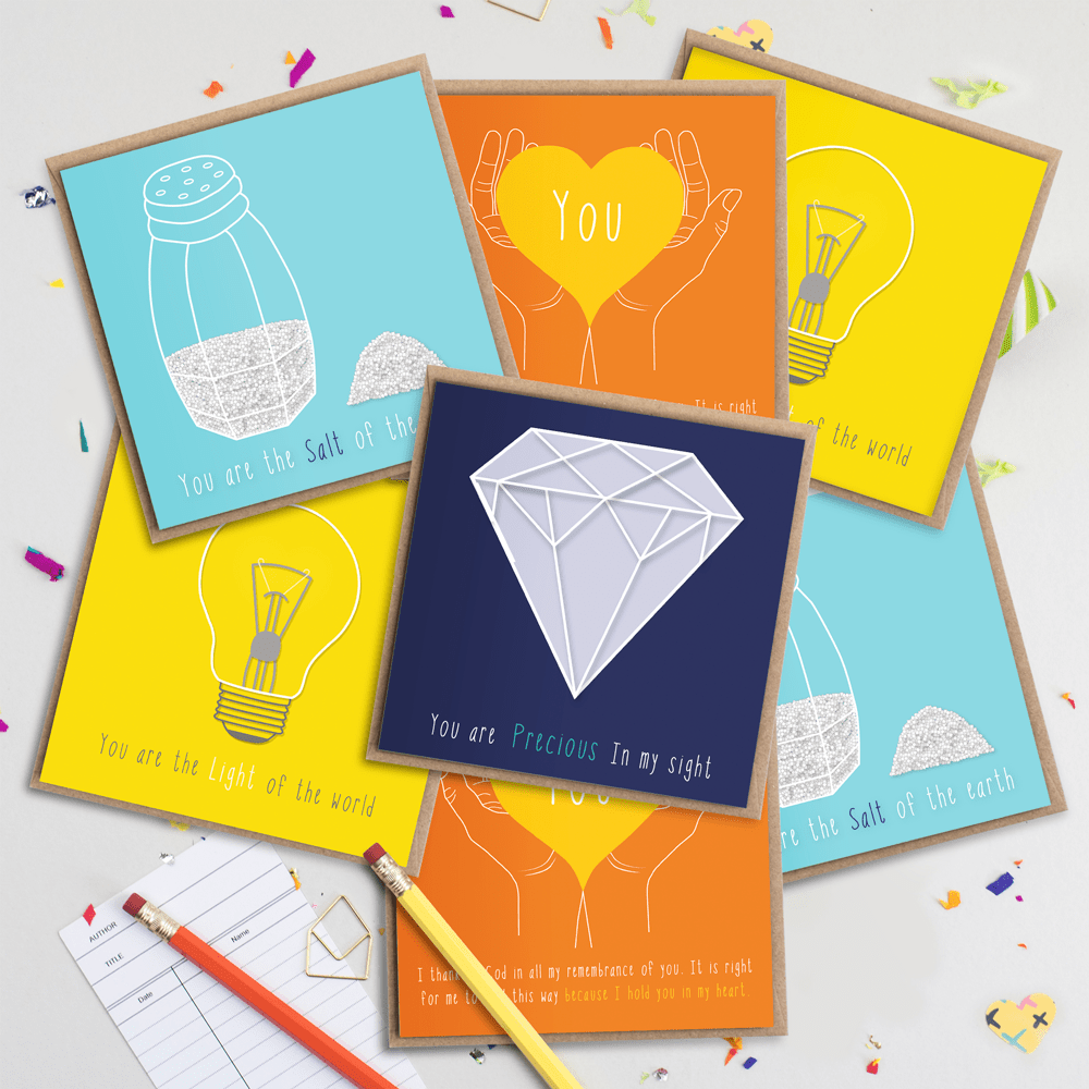 Mega Pack Of Love Christian encouragement cards front view