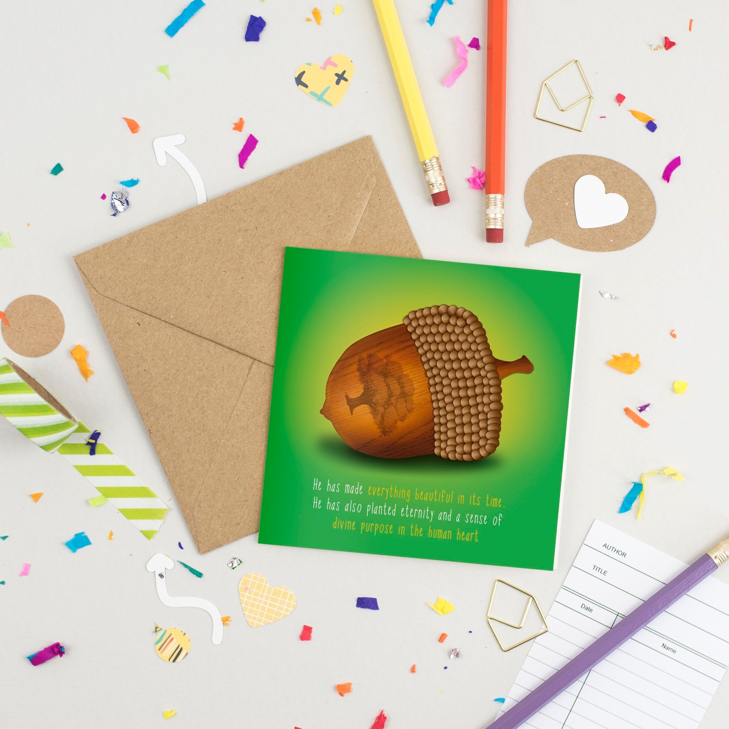 The Kingdom Seed Christian encouragement card front view